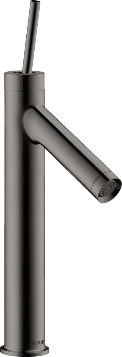 Bild von HANSGROHE AXOR Starck Einhebel-Waschtischmischer 170 mit Pingriff und Ablaufgarnitur #10123330 - Polished Black Chrome