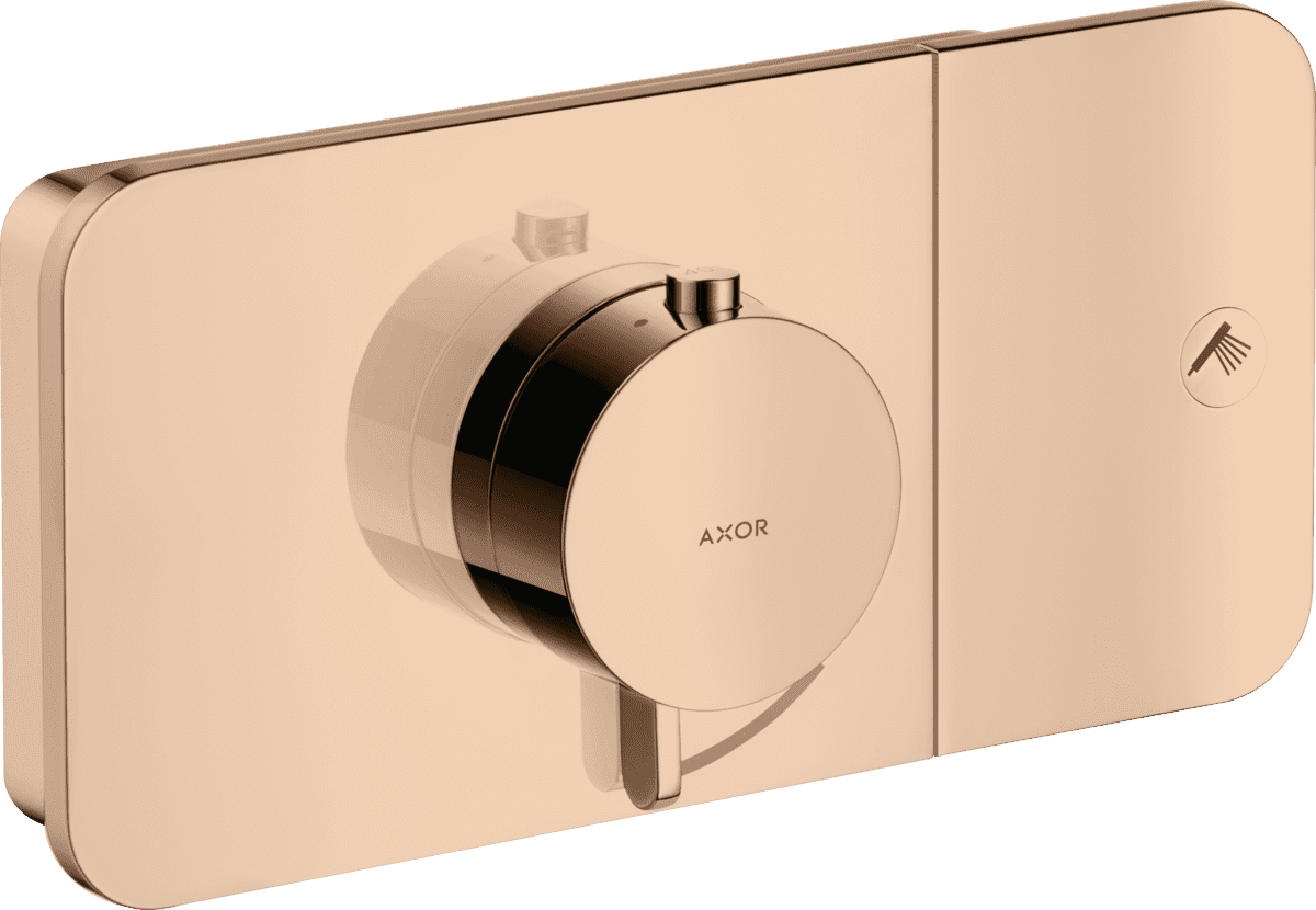 Bild von HANSGROHE AXOR One Thermostatmodul Unterputz für 1 Verbraucher #45711300 - Polished Red Gold