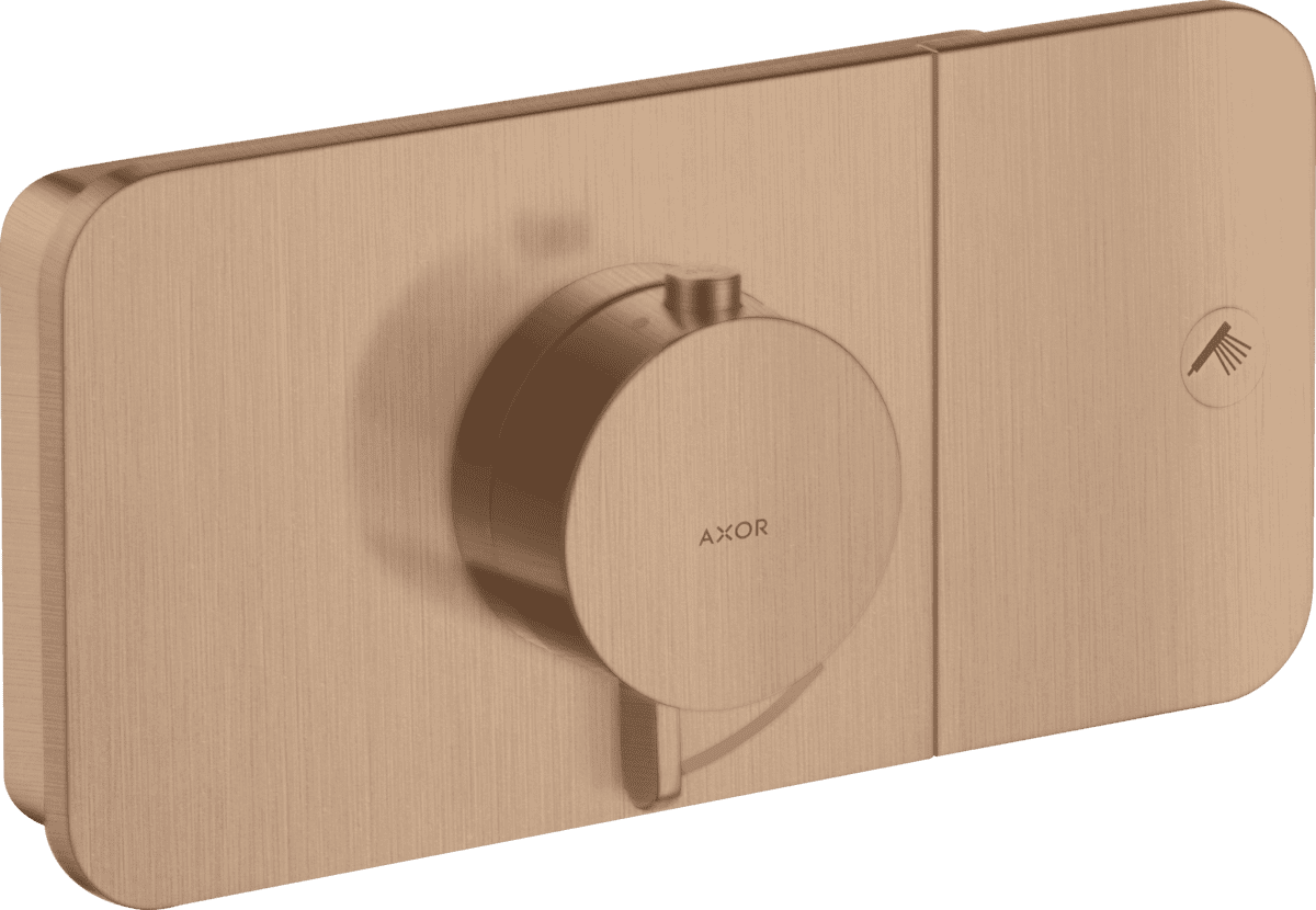 Bild von HANSGROHE AXOR One Thermostatmodul Unterputz für 1 Verbraucher #45711310 - Brushed Red Gold