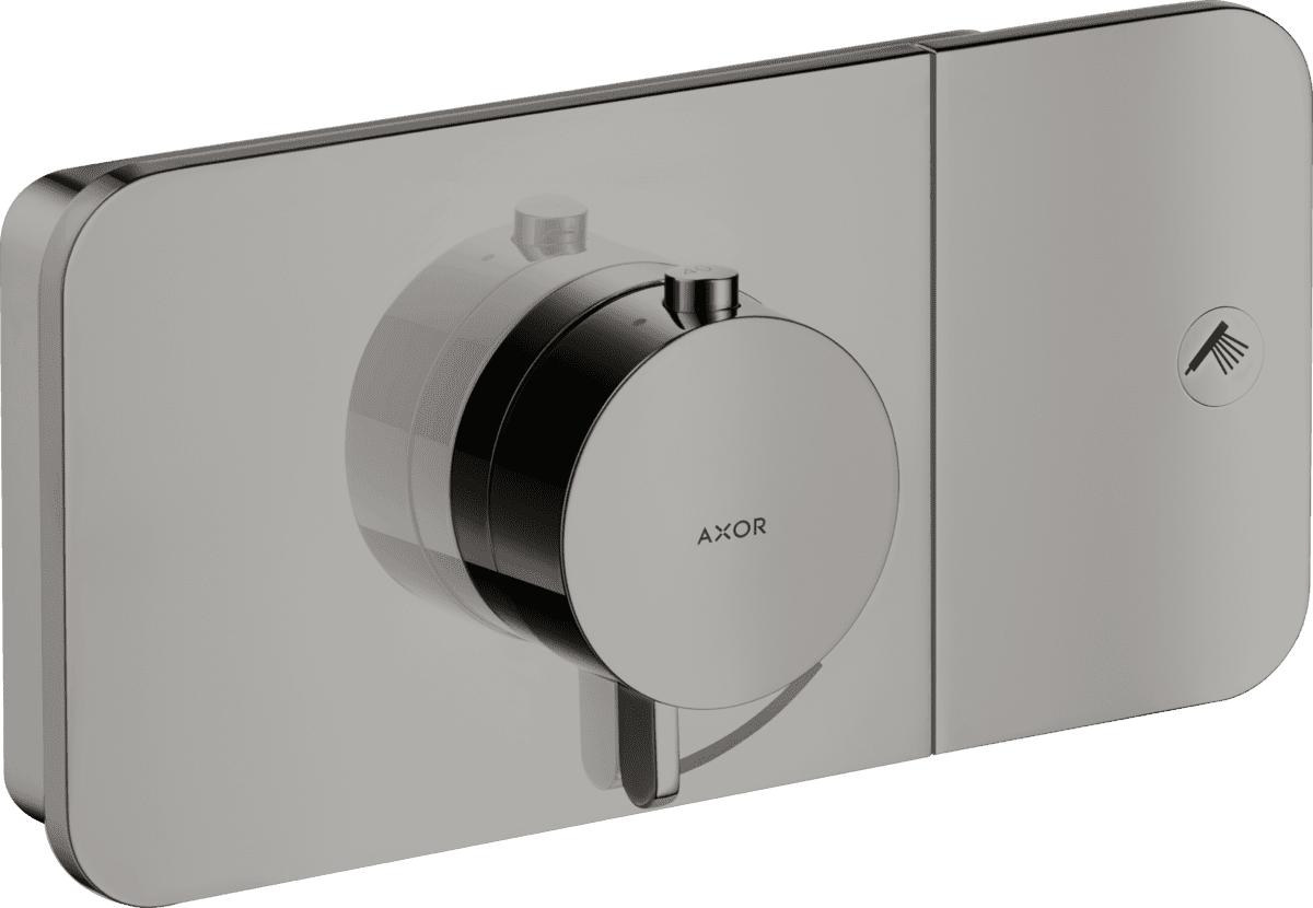 Bild von HANSGROHE AXOR One Thermostatmodul Unterputz für 1 Verbraucher #45711330 - Polished Black Chrome