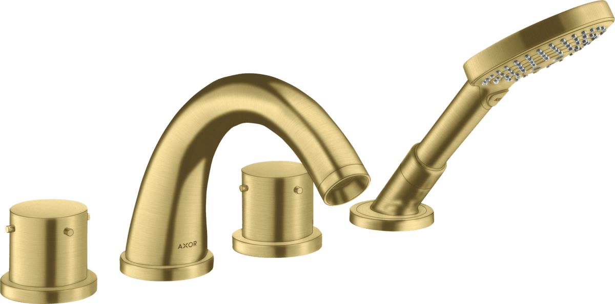 Bild von HANSGROHE AXOR Starck 4-Loch Fliesenrandarmatur mit Zerogriffen #10451950