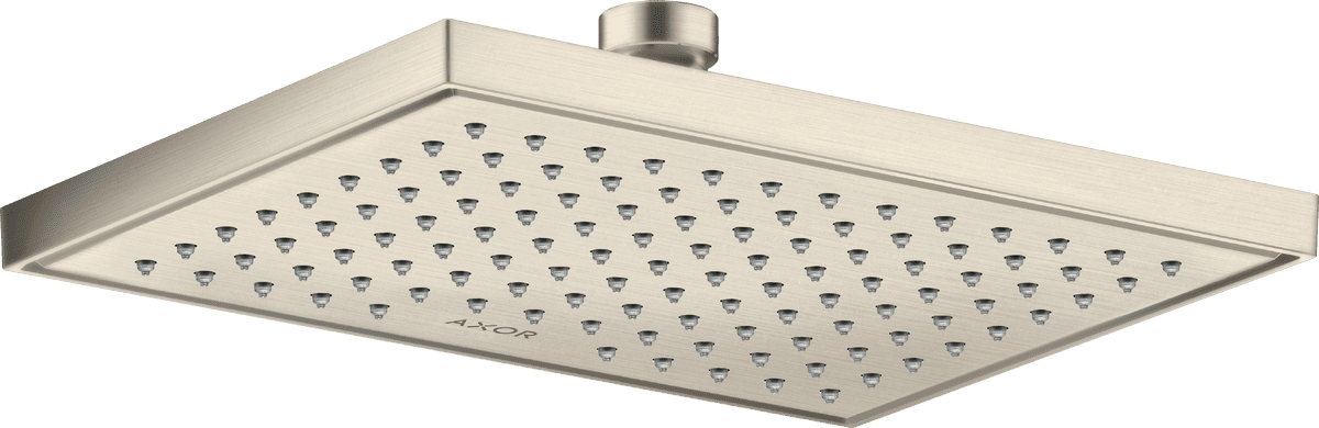 Bild von HANSGROHE AXOR ShowerSolutions Kopfbrause 245/185 1jet EcoSmart+ #35387820 - Brushed Nickel