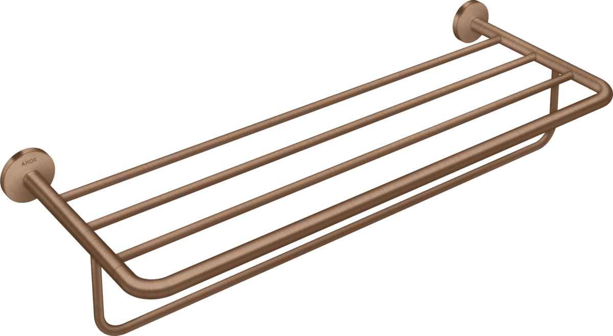Bild von HANSGROHE AXOR Universal Circular Handtuchablage mit Handtuchhalter #42843310 - Brushed Red Gold
