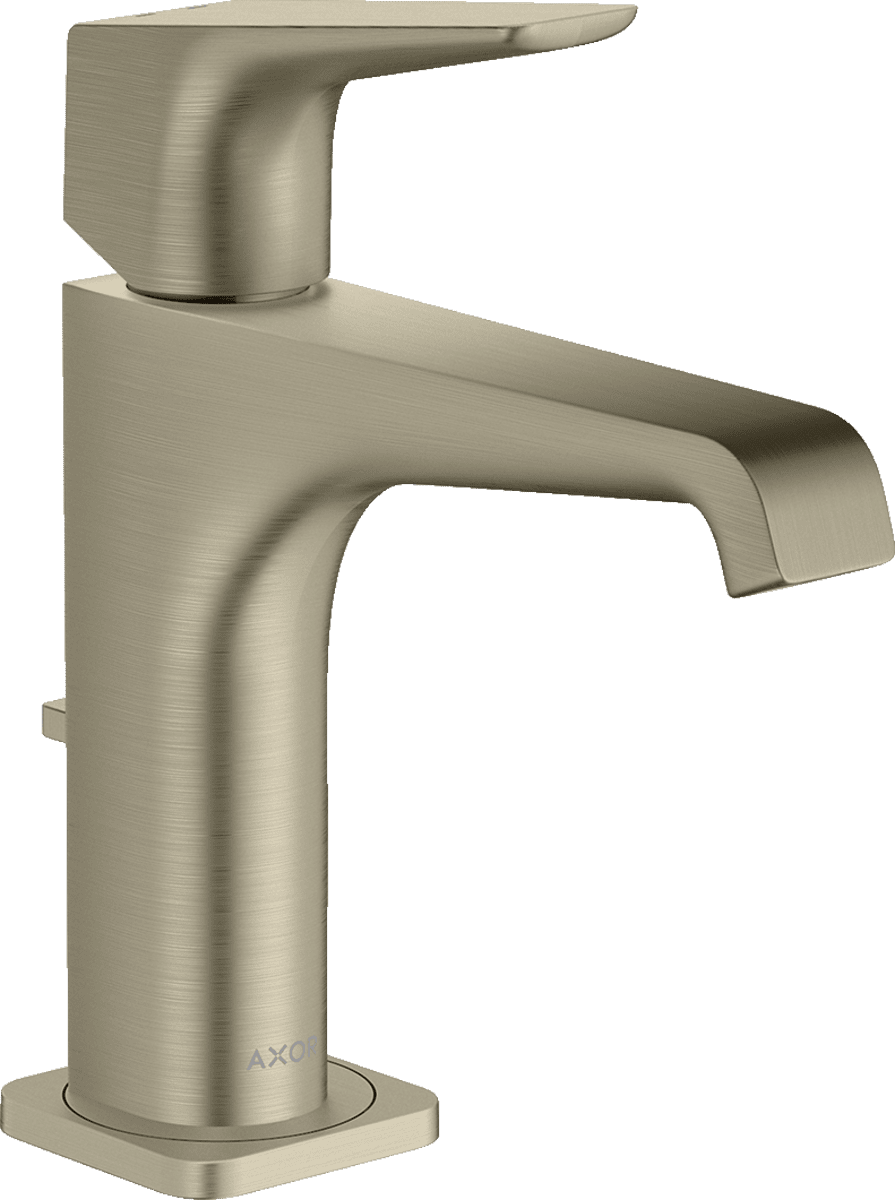 Obrázek HANSGROHE Jednopáková umyvadlová baterie AXOR Citterio E 130 s pákovým ramínkem a výsuvným odpadem #36110820 - kartáčovaný nikl