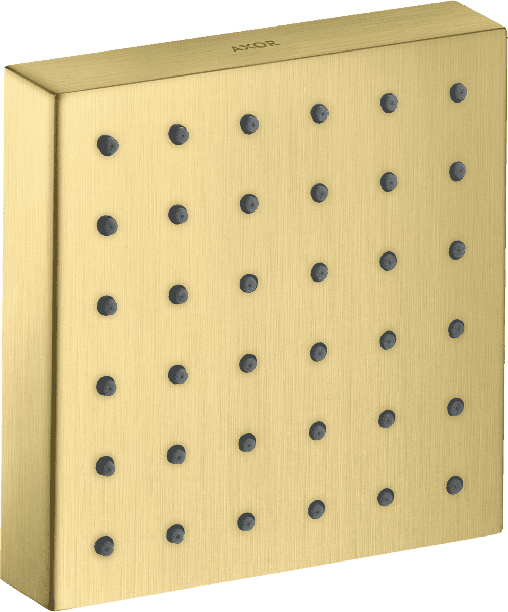 Bild von HANSGROHE AXOR ShowerSolutions Brausemodul 120/120 Unterputz eckig #28491950 - Brushed Brass