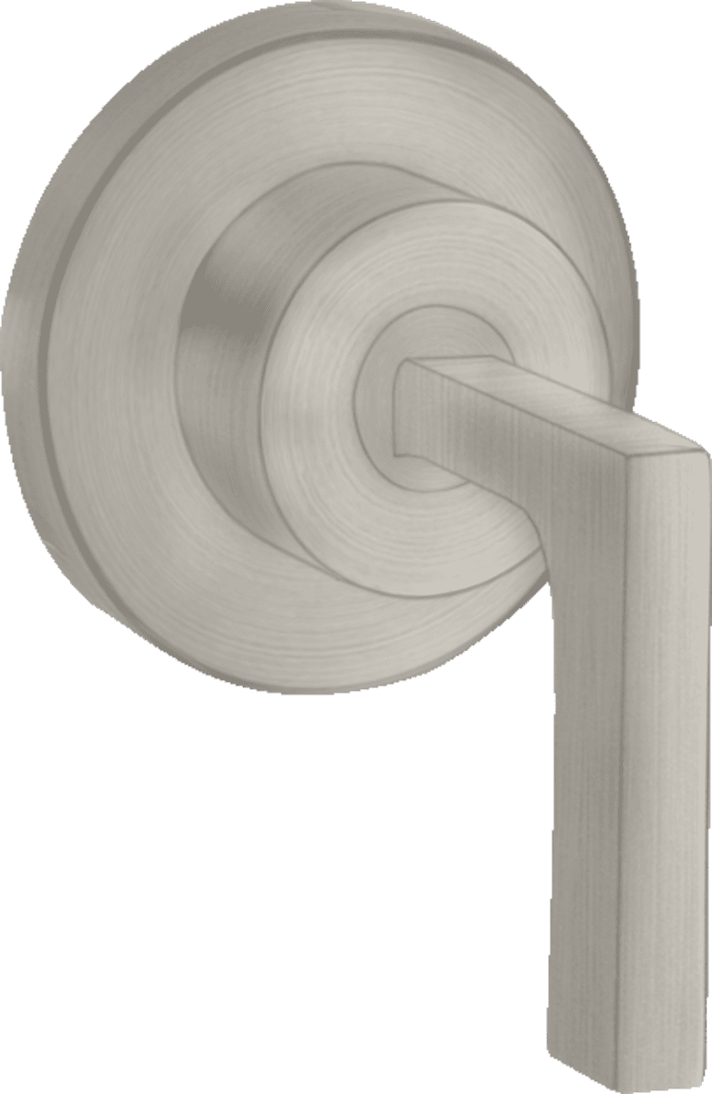 Bild von HANSGROHE AXOR Citterio Absperrventil Unterputz mit Hebelgriff #39960800 - Edelstahl Optic
