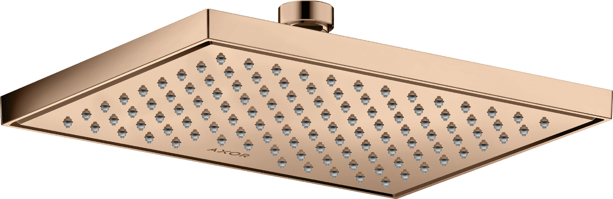 Bild von HANSGROHE AXOR ShowerSolutions Kopfbrause 245/185 1jet #35373300 - Polished Red Gold