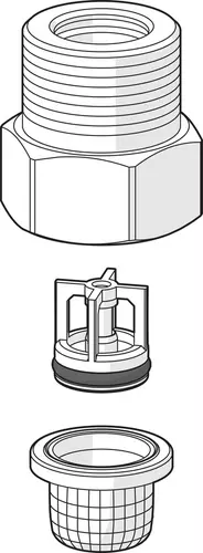 Picture of HANSA One-way valve with litter screen #59914086