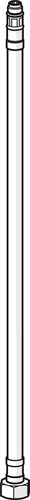 Bild von HANSA Anschlußschlauch, L=375, G3/8-M10x1 (2pcs) #59914095
