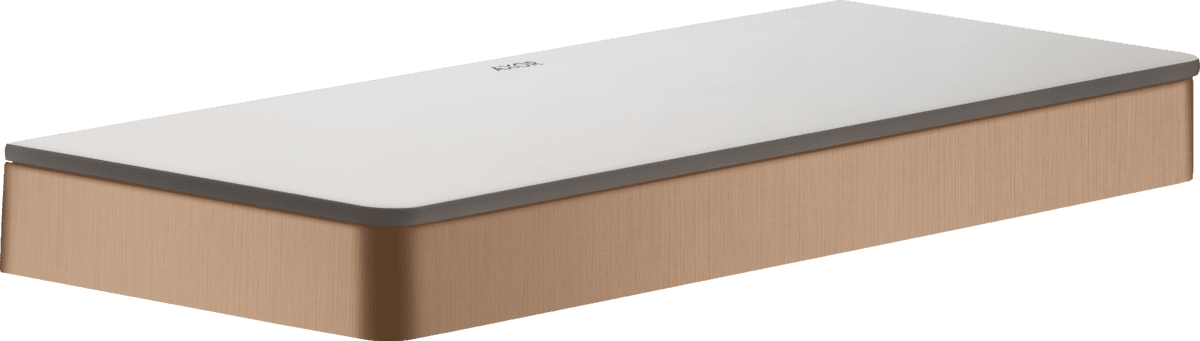 Picture of HANSGROHE AXOR Universal Softsquare Shelf 300 #42838310 - Brushed Red Gold