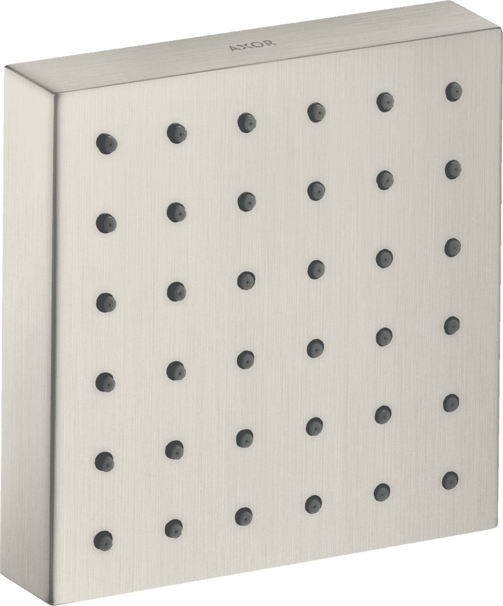 Picture of HANSGROHE AXOR ShowerSolutions Shower module 120/120 for concealed installation square #28491800 - Stainless Steel Optic