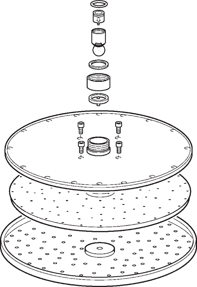 Picture of HANSA Overhead shower, d 300 mm #59913746