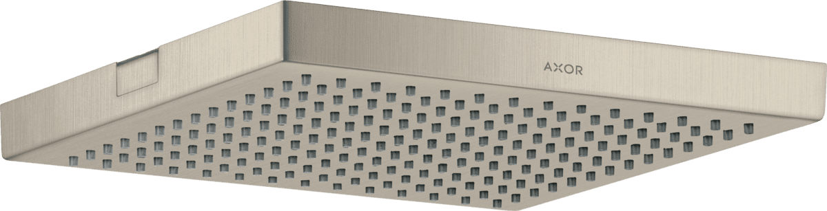 Obrázek HANSGROHE Sprchová hlavice AXOR ShowerSolutions 240/240 s 1 proudem integrovaná do stropu #10924820 - kartáčovaný nikl