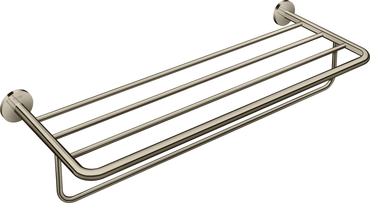 Bild von HANSGROHE AXOR Universal Circular Handtuchablage mit Handtuchhalter #42843830 - Polished Nickel