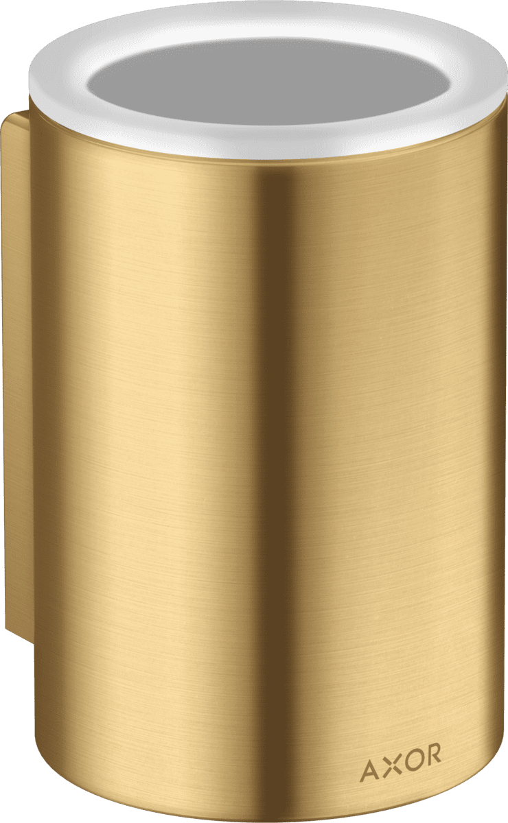 Picture of HANSGROHE AXOR Universal Circular Toothbrush tumbler #42804250 - Brushed Gold Optic