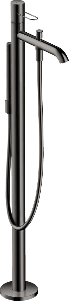 Bild von HANSGROHE AXOR Uno Einhebel-Wannenmischer bodenstehend mit Bügelgriff #38442330 - Polished Black Chrome
