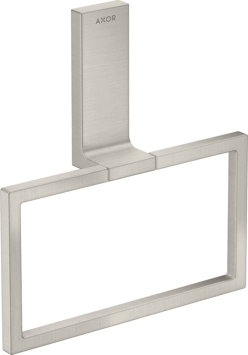 Bild von HANSGROHE AXOR Universal Rectangular Handtuchring #42623800 - Edelstahl Optic
