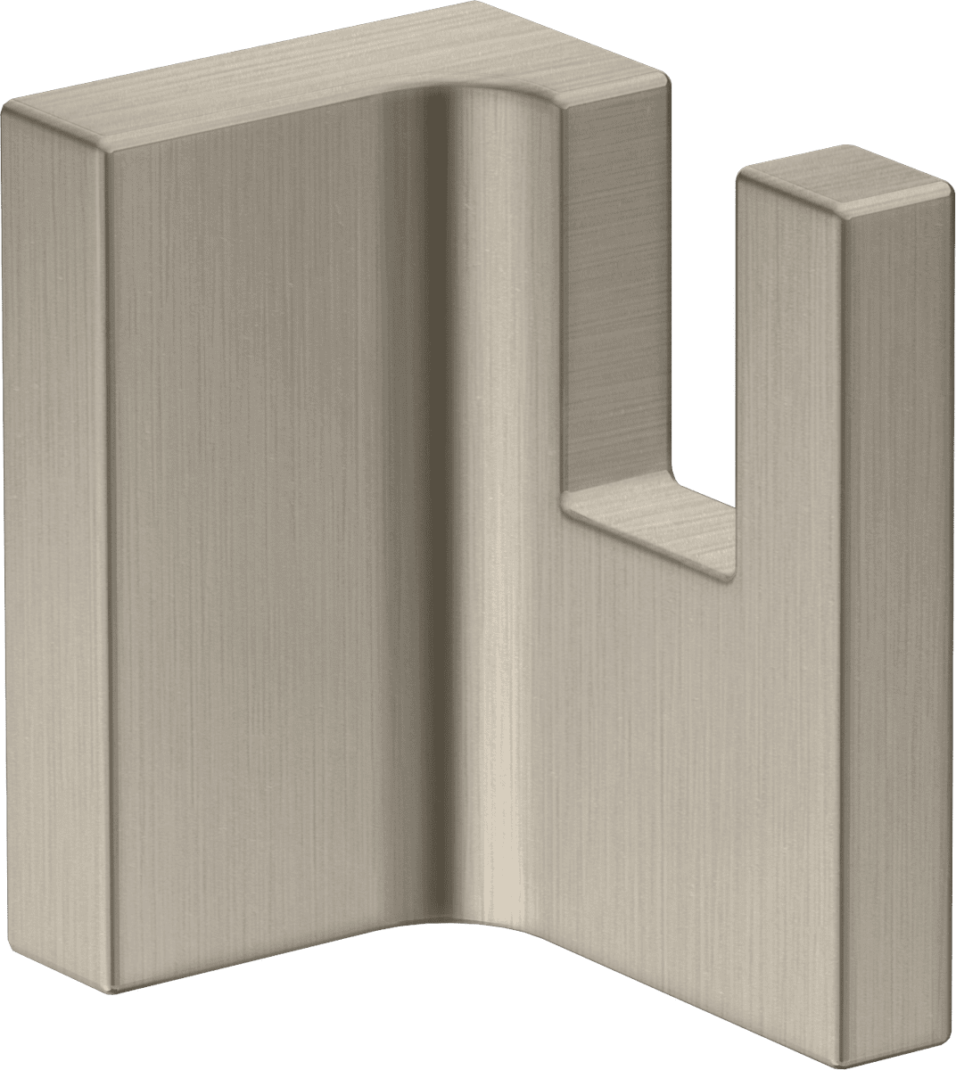 Bild von HANSGROHE AXOR Universal Rectangular Handtuchhaken #42611820 - Brushed Nickel