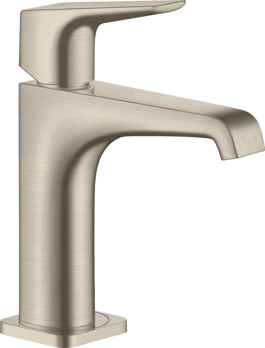 Bild von HANSGROHE AXOR Citterio E Einhebel-Waschtischmischer 130 mit Hebelgriff und Ablaufgarnitur #36111820 - Brushed Nickel
