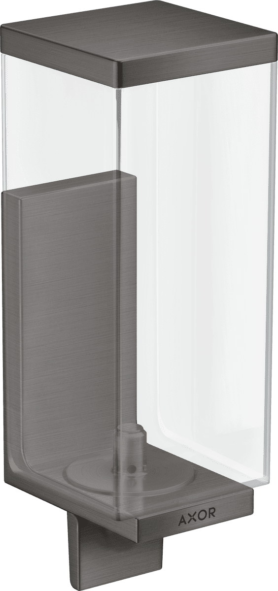 Bild von HANSGROHE AXOR Universal Rectangular Lotionspender #42610340 - Brushed Black Chrome