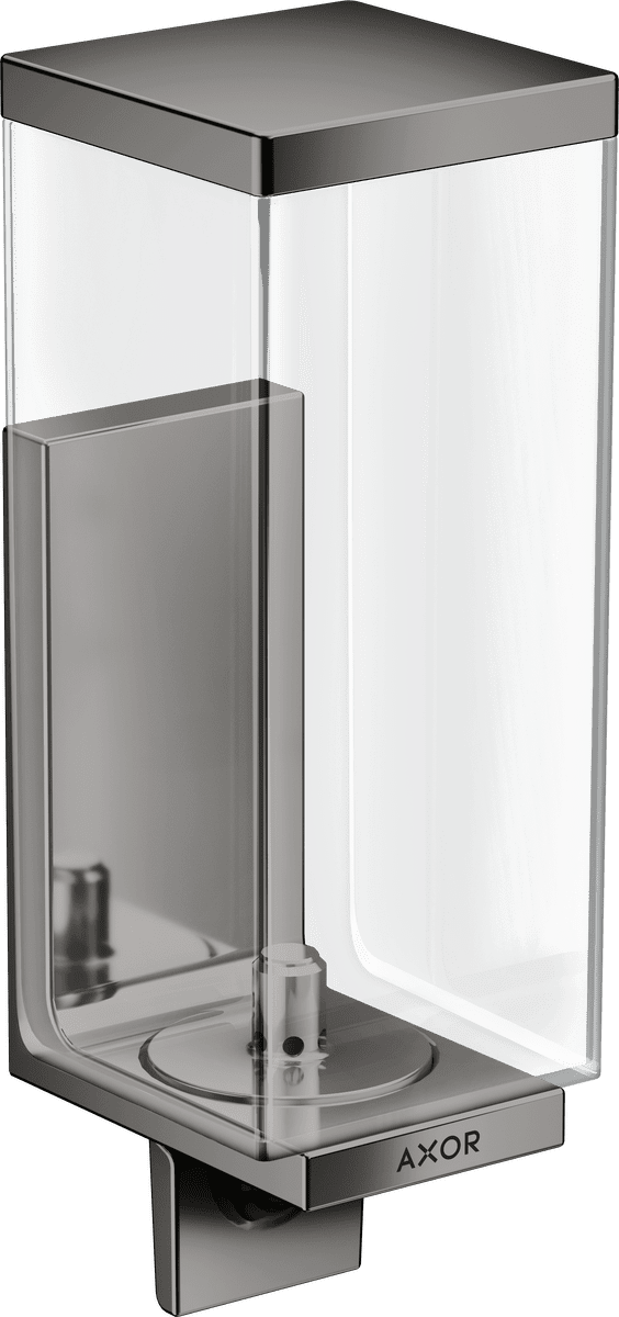 Bild von HANSGROHE AXOR Universal Rectangular Lotionspender #42610330 - Polished Black Chrome
