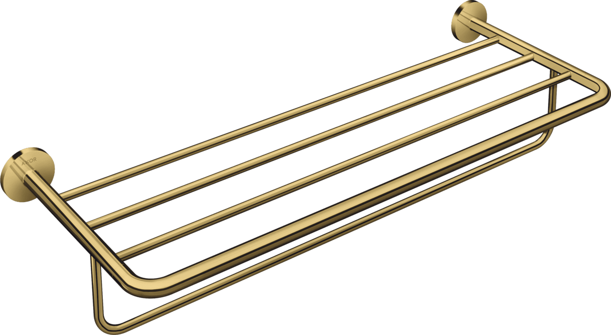 Bild von HANSGROHE AXOR Universal Circular Handtuchablage mit Handtuchhalter #42843990 - Polished Gold Optic