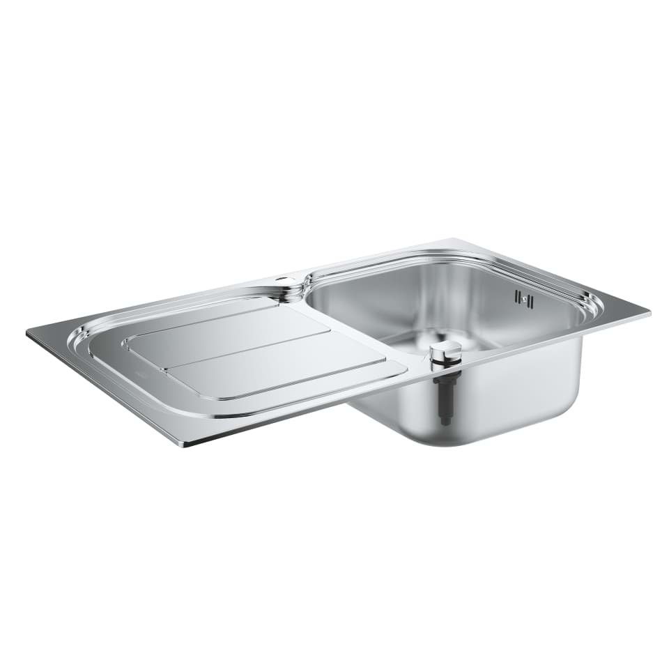 Bild von GROHE K300 Edelstahlspüle mit Abtropffläche #31563SD0 - edelstahl