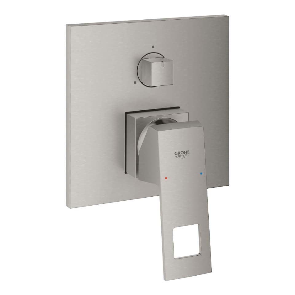 Picture of GROHE Eurocube Single-lever mixer with 3-way diverter supersteel #24094DC0