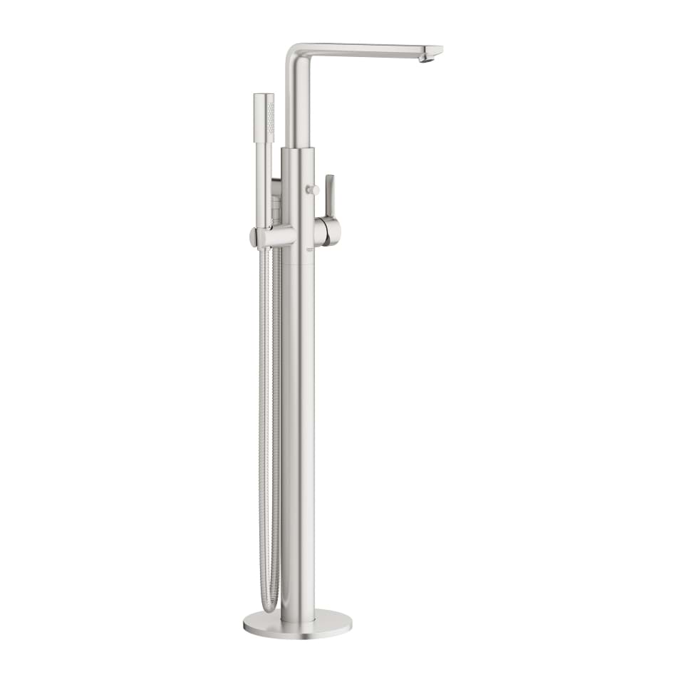 Bild von GROHE Lineare Einhand-Wannenbatterie 1/2″ Bodenmontage #23792DC1 - supersteel