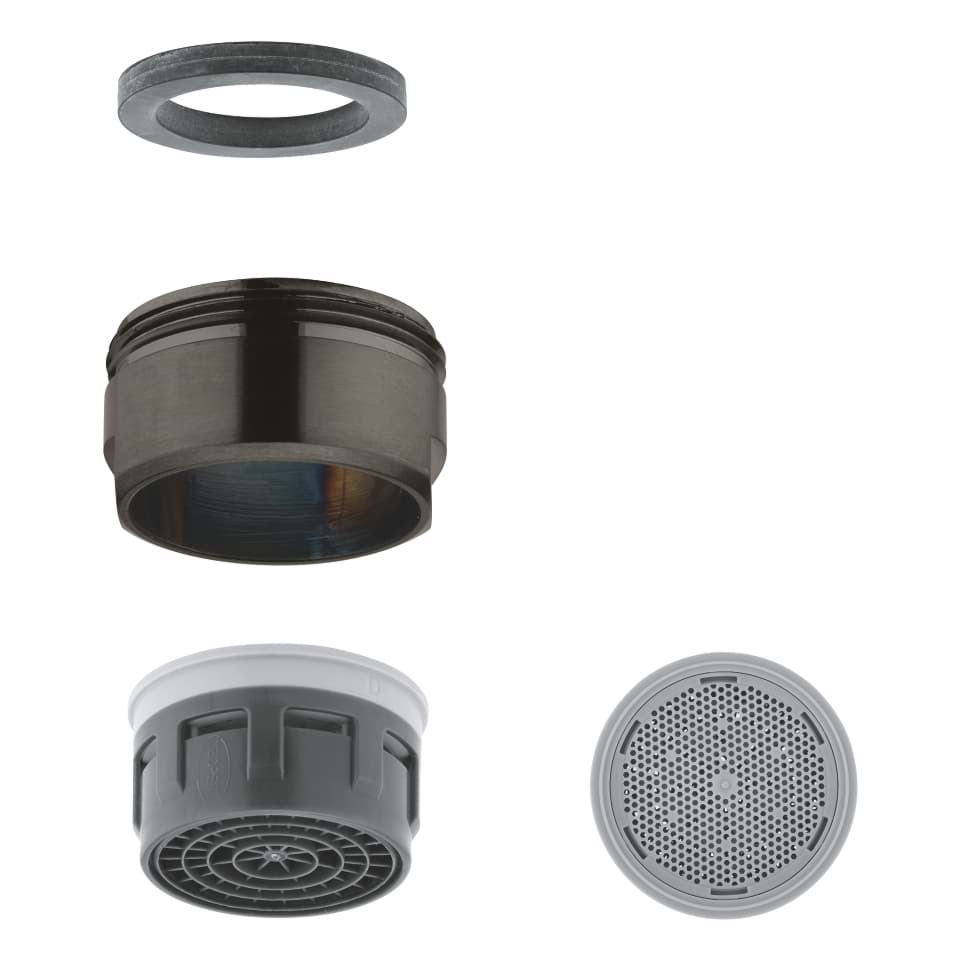 Bild von GROHE Mousseur #13941AL0 - hard graphite gebürstet