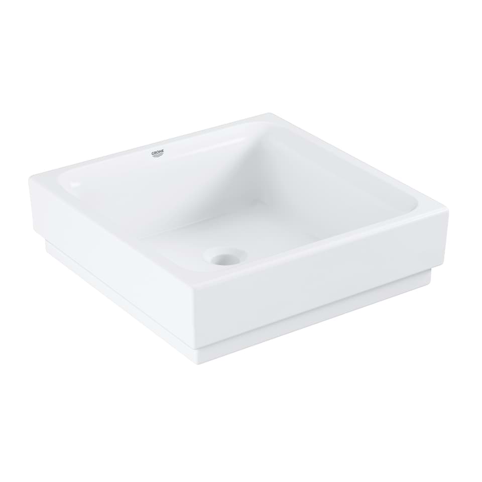 Bild von GROHE Cube Keramik Aufsatzschale ohne Hahnloch 40 cm #3948200H - alpinweiß