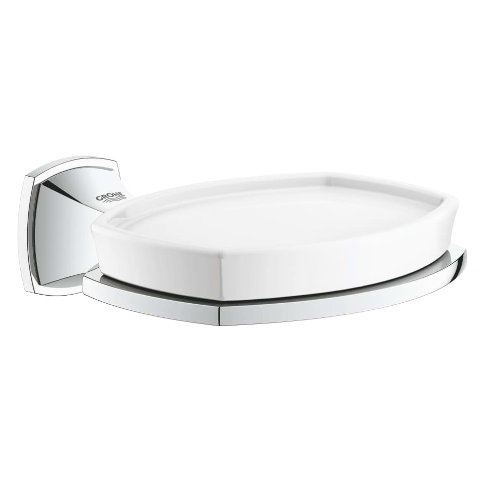 Bild von GROHE Grandera Halter mit Keramik-Seifenschale 40628000 chrom