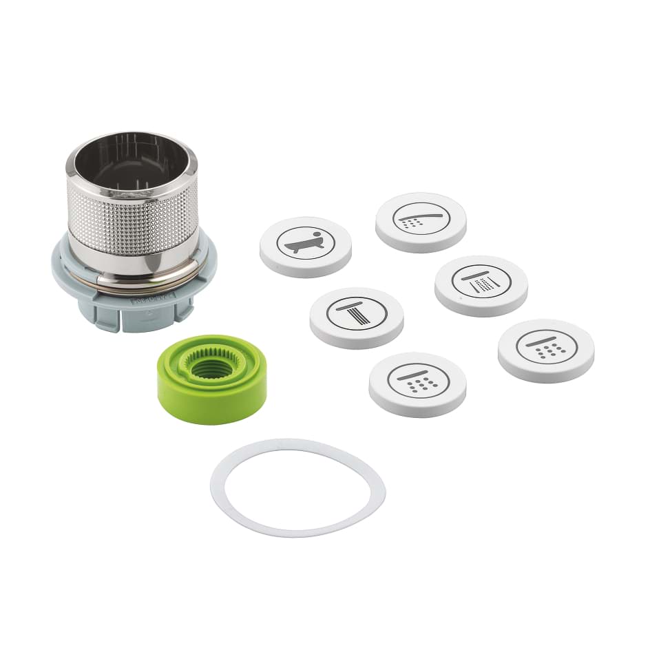 Bild von GROHE Druckknopfbetätigung #48361DC0 - supersteel
