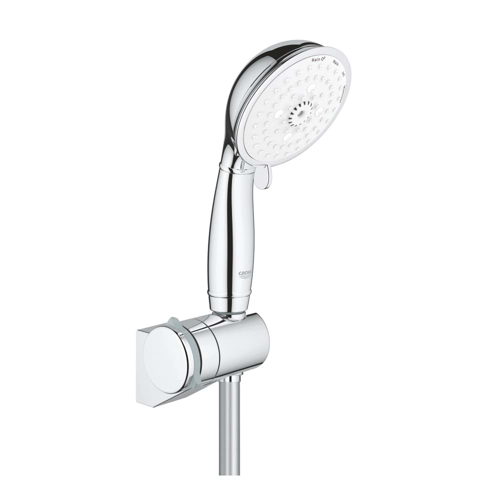 Bild von GROHE Tempesta Rustic 100 Wandhalterset 4 Strahlarten #27805001 - chrom