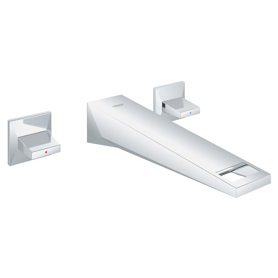 Bild von GROHE Allure Brilliant 3-Loch-Waschtischbatterie, 1/2″ #20348000 - chrom