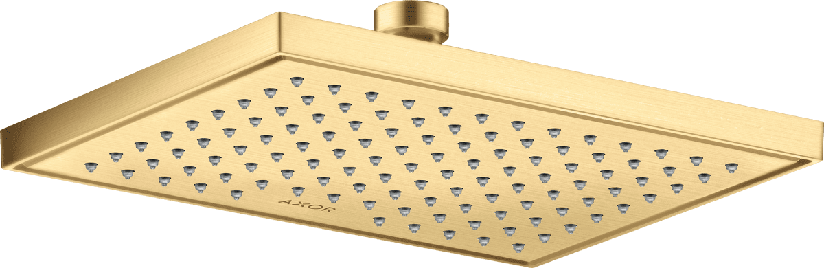 Bild von HANSGROHE AXOR ShowerSolutions Kopfbrause 245/185 1jet EcoSmart+ #35387250 - Brushed Gold Optic