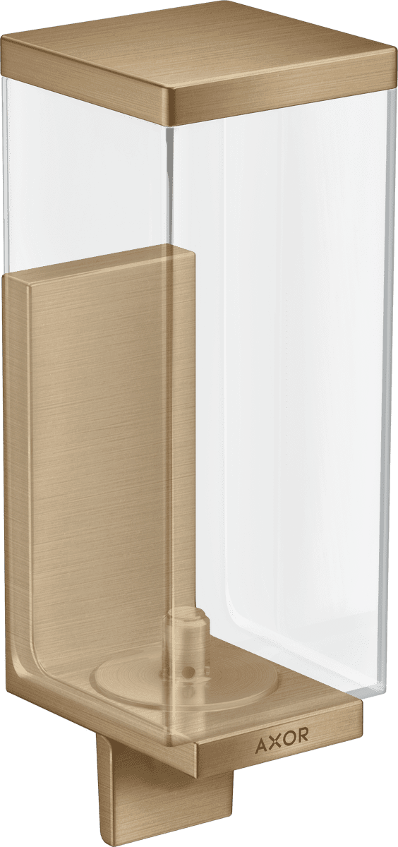 Bild von HANSGROHE AXOR Universal Rectangular Lotionspender #42610140 - Brushed Bronze