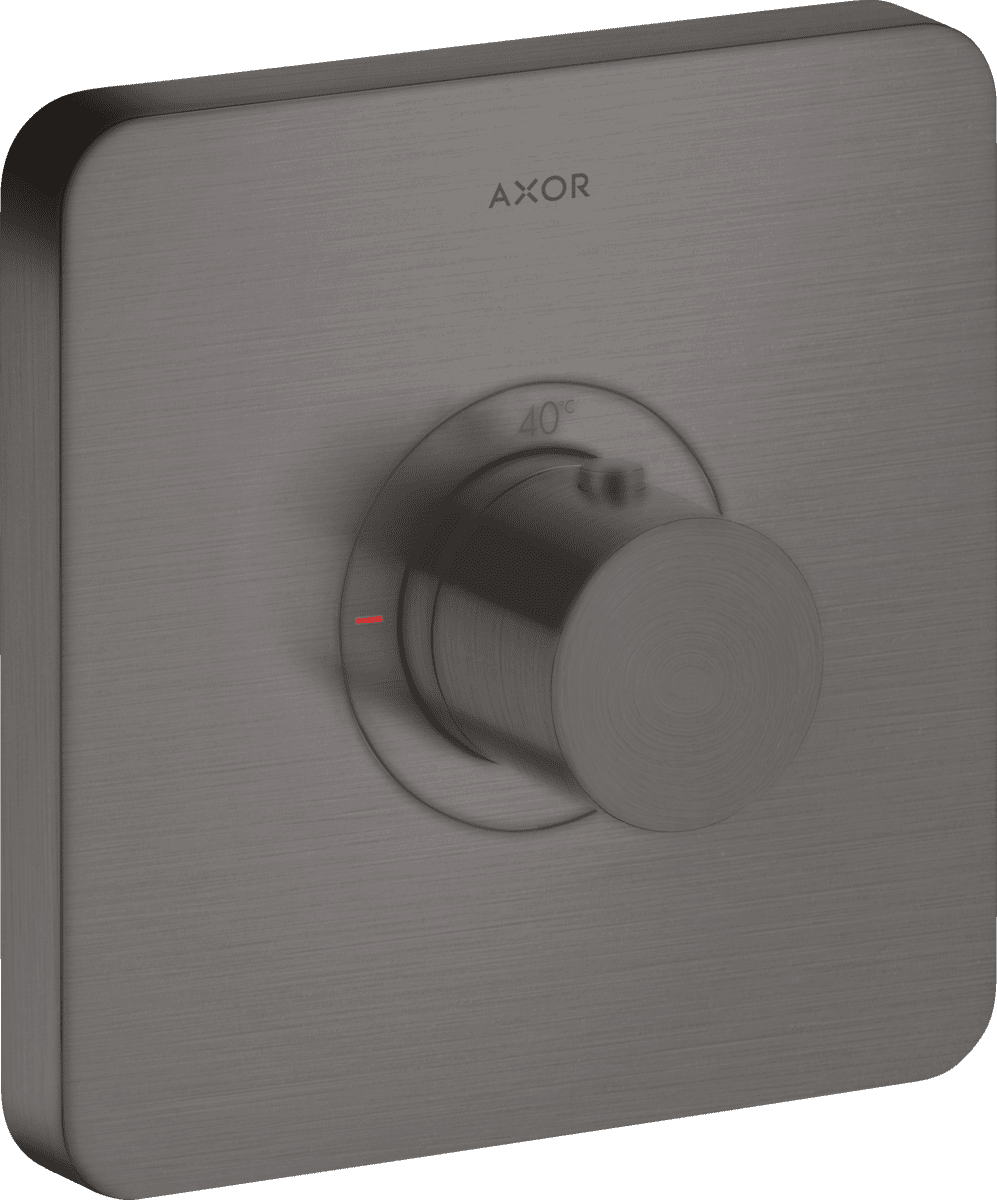 Bild von HANSGROHE AXOR ShowerSelect Thermostat HighFlow Unterputz softsquare #36711340 - Brushed Black Chrome