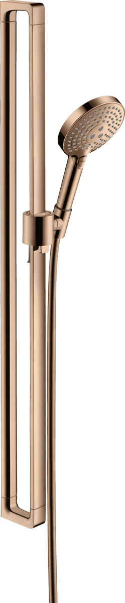 Bild von HANSGROHE AXOR Citterio E Brauseset 0,90 m mit Handbrause 120 3jet #36735300 - Polished Red Gold