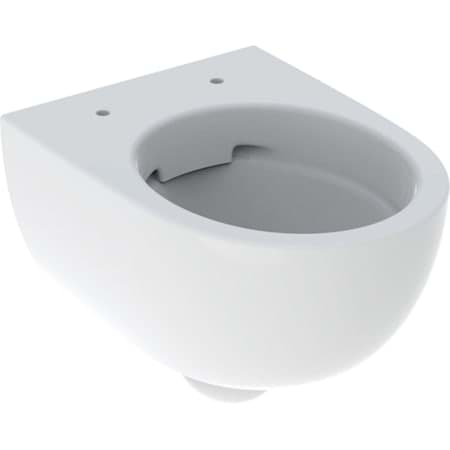 Bild von GEBERIT Renova Compact Wand-WC Tiefspüler, verkürzte Ausladung, geschlossenes Keramikdesign, Rimfree #500.377.01.8 - weiß / KeraTect