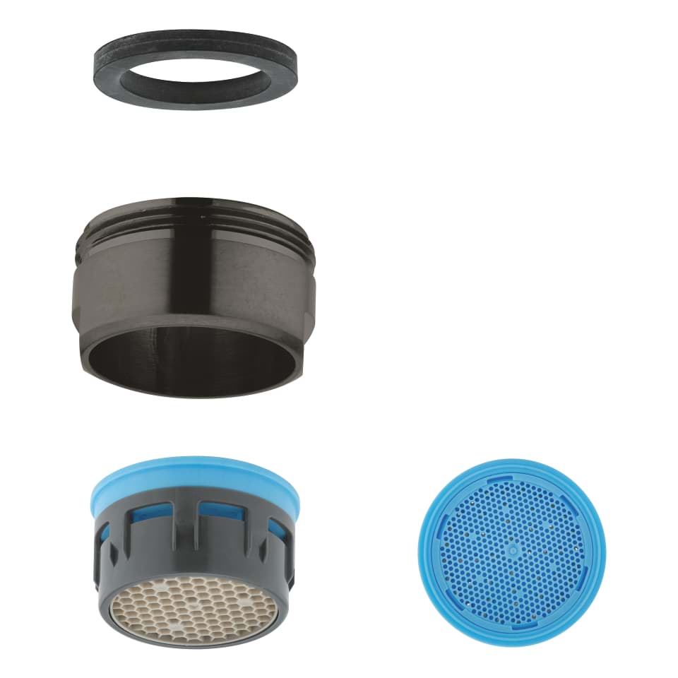 Obrázek GROHE Regulátor proudu kartáčovaný Hard Graphite #64451AL0