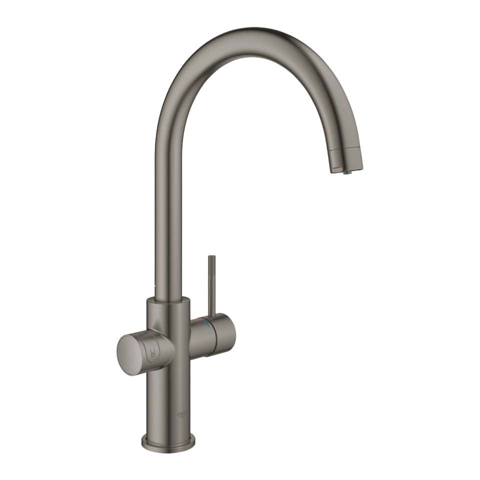 Bild von GROHE Blue Home C-Auslauf Starter Kit #31455AL1 - hard graphite gebürstet
