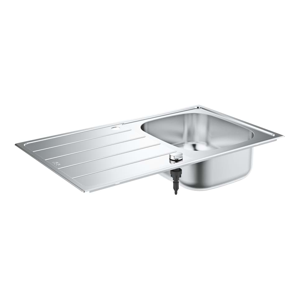 Bild von GROHE K200 Edelstahlspüle mit Abtropffläche #31552SD1 - edelstahl