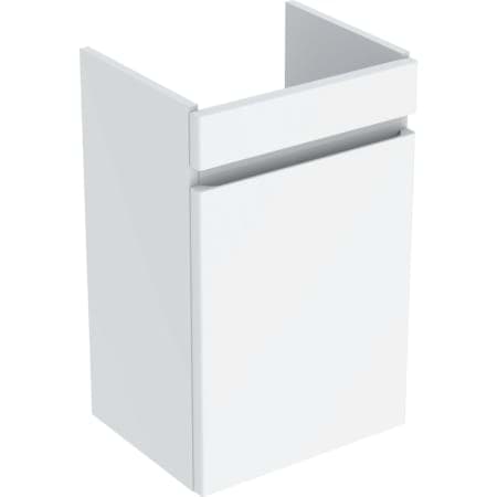 Picture of GEBERIT Renova Plan vanity unit for wash-hand basin, with one door #501.903.00.1 - light hickory walnut / textured foil