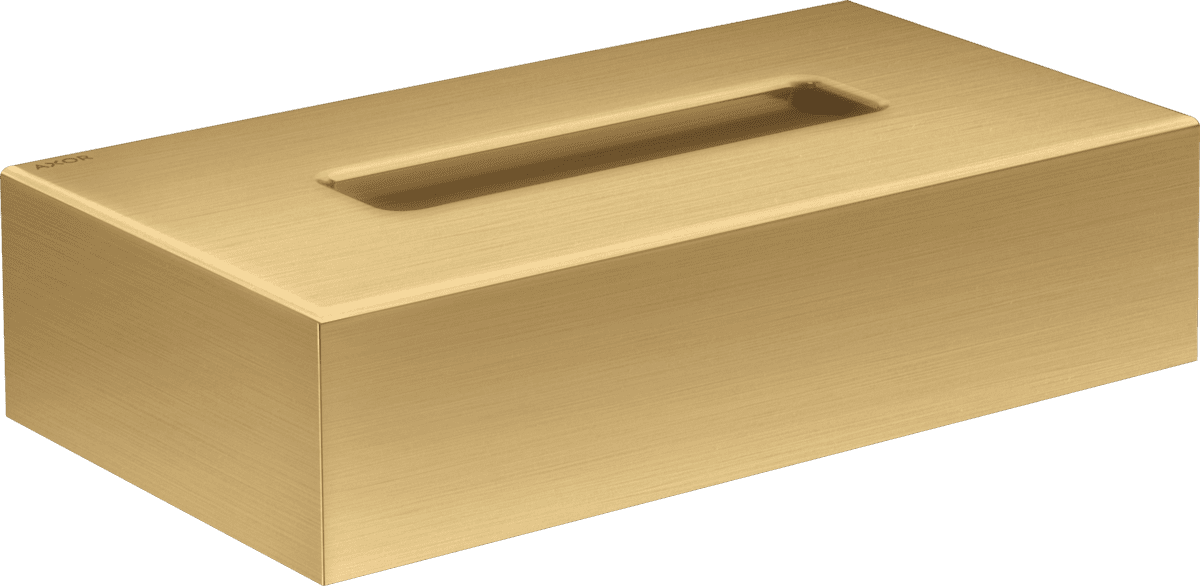 Bild von HANSGROHE AXOR Universal Circular Kosmetiktuchbox #42873250 - Brushed Gold Optic