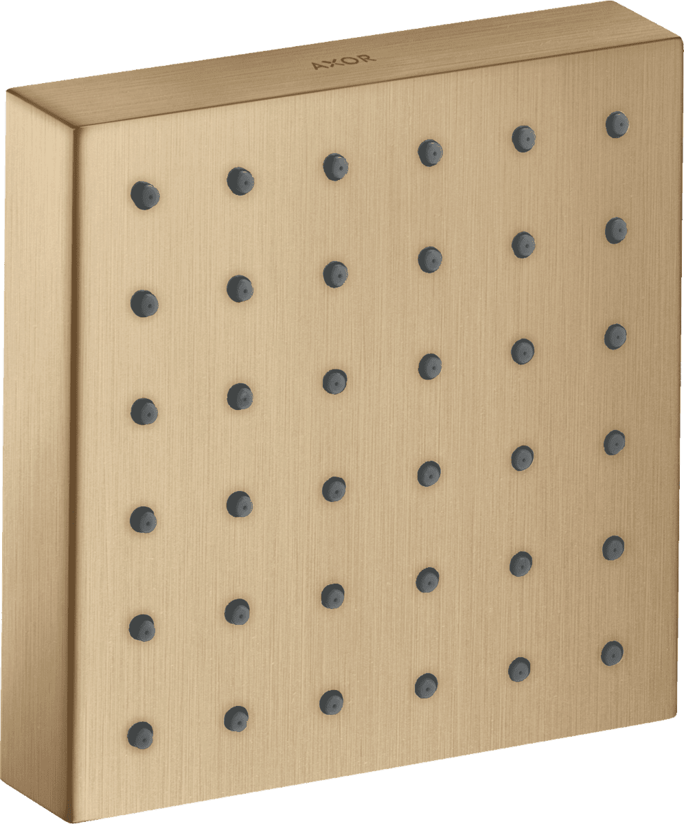 Picture of HANSGROHE AXOR ShowerSolutions Shower module 120/120 for concealed installation square #28491140 - Brushed Bronze
