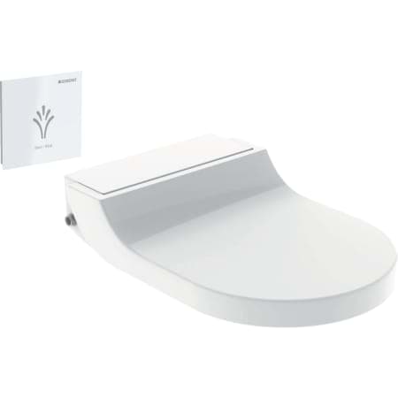 Bild von GEBERIT AquaClean Tuma Comfort WC-Aufsatz Spezialanfertigung #004.300.11.1 - Designabdeckung: weiß