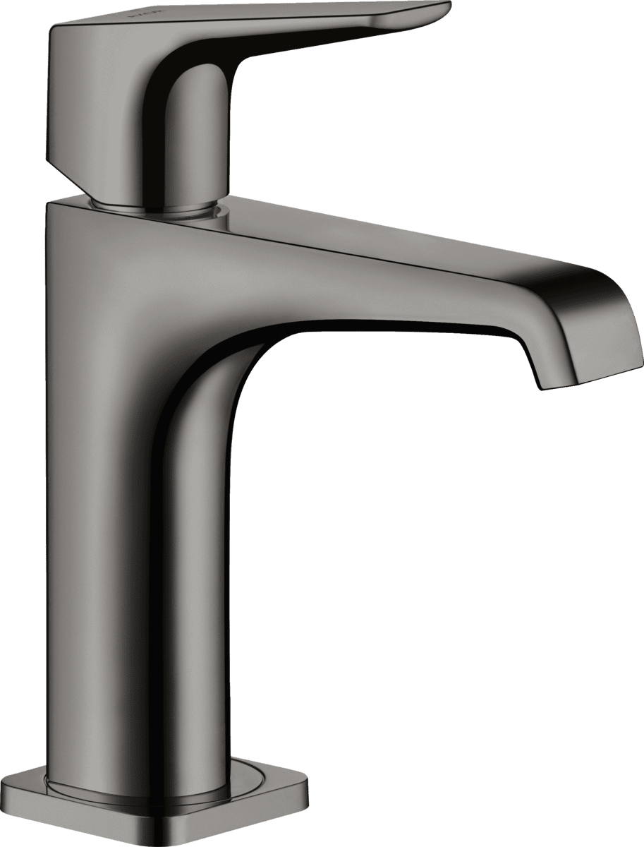 Bild von HANSGROHE AXOR Citterio E Einhebel-Waschtischmischer 130 mit Hebelgriff und Ablaufgarnitur #36111330 - Polished Black Chrome
