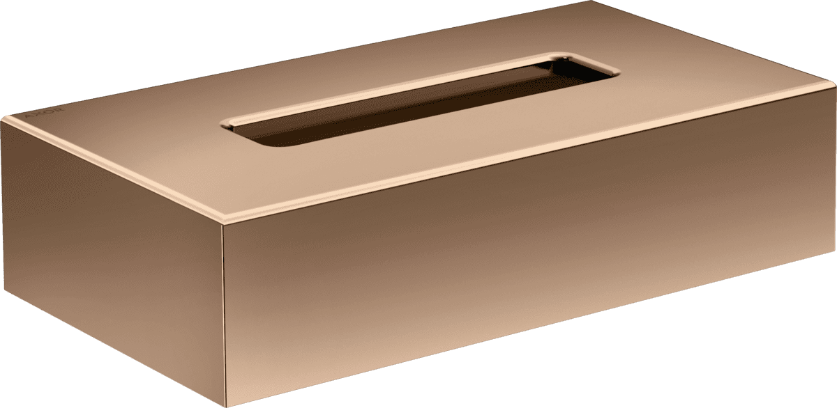Obrázek HANSGROHE AXOR Univerzální kruhový box na kosmetické kapesníky #42873300 - leštěný červenozlatý