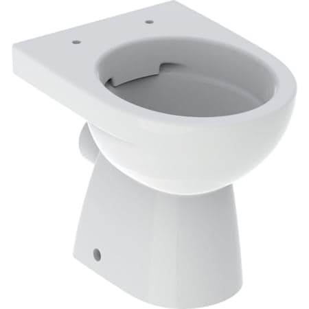 Bild von GEBERIT Renova Stand-WC Tiefspüler, Abgang horizontal, teilgeschlossenes Keramikdesign, Rimfree #500.480.00.2 - pergamon